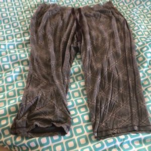 cacique brand plaid sleep lounge pants